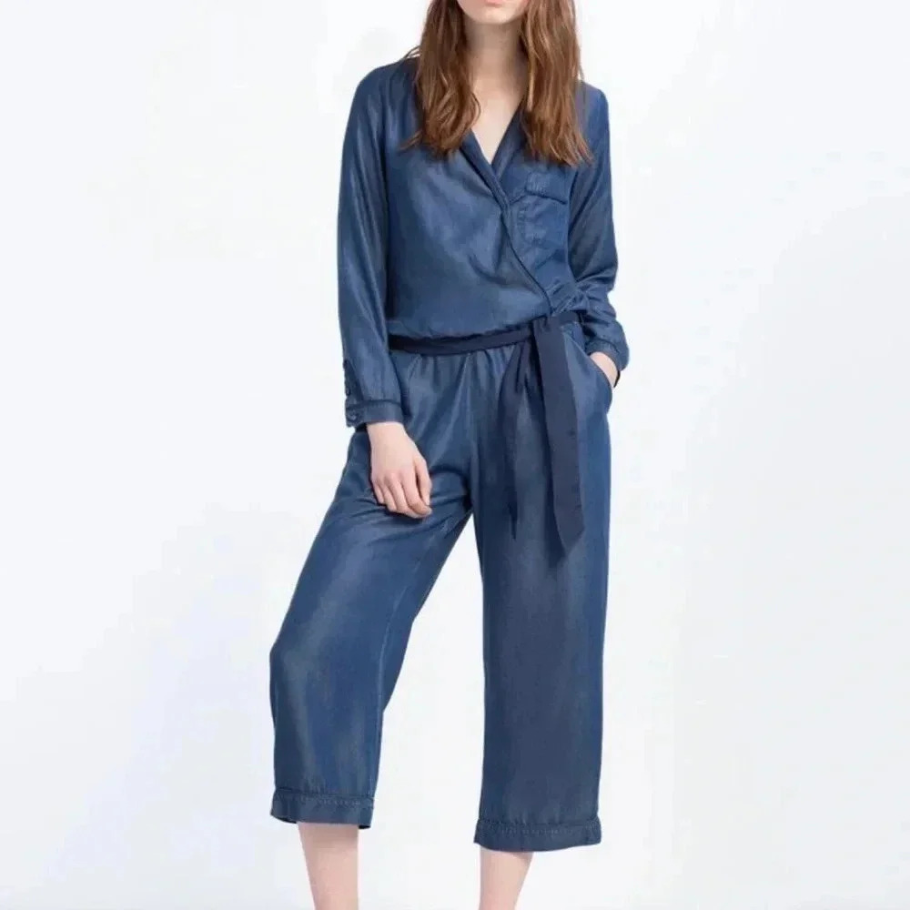 Zara | Pajama Style Jumpsuit | Sz S